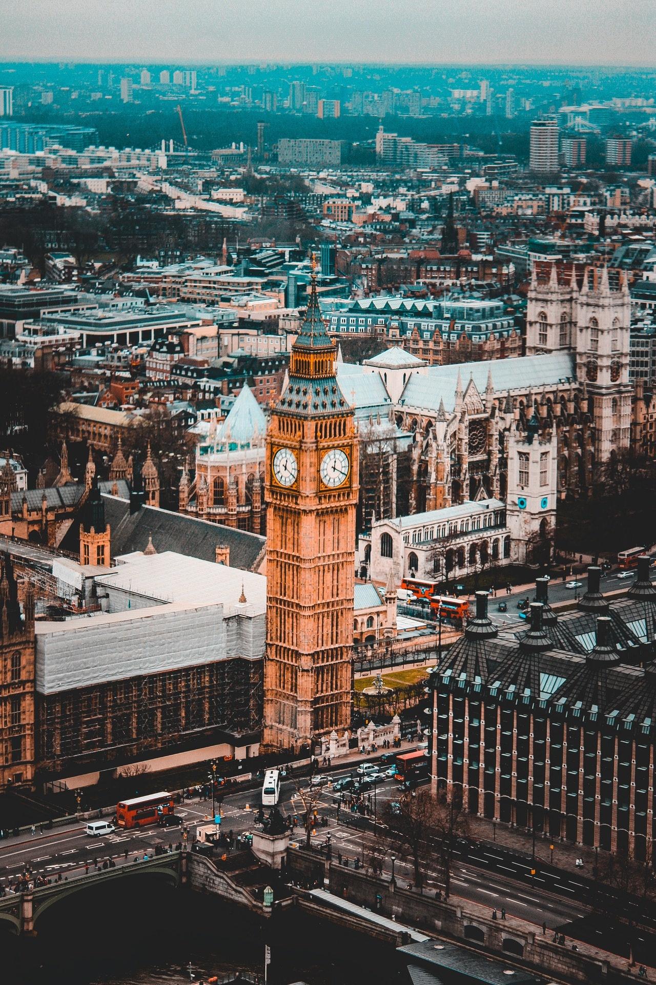 Big Ben w Wielkiej Brytanii